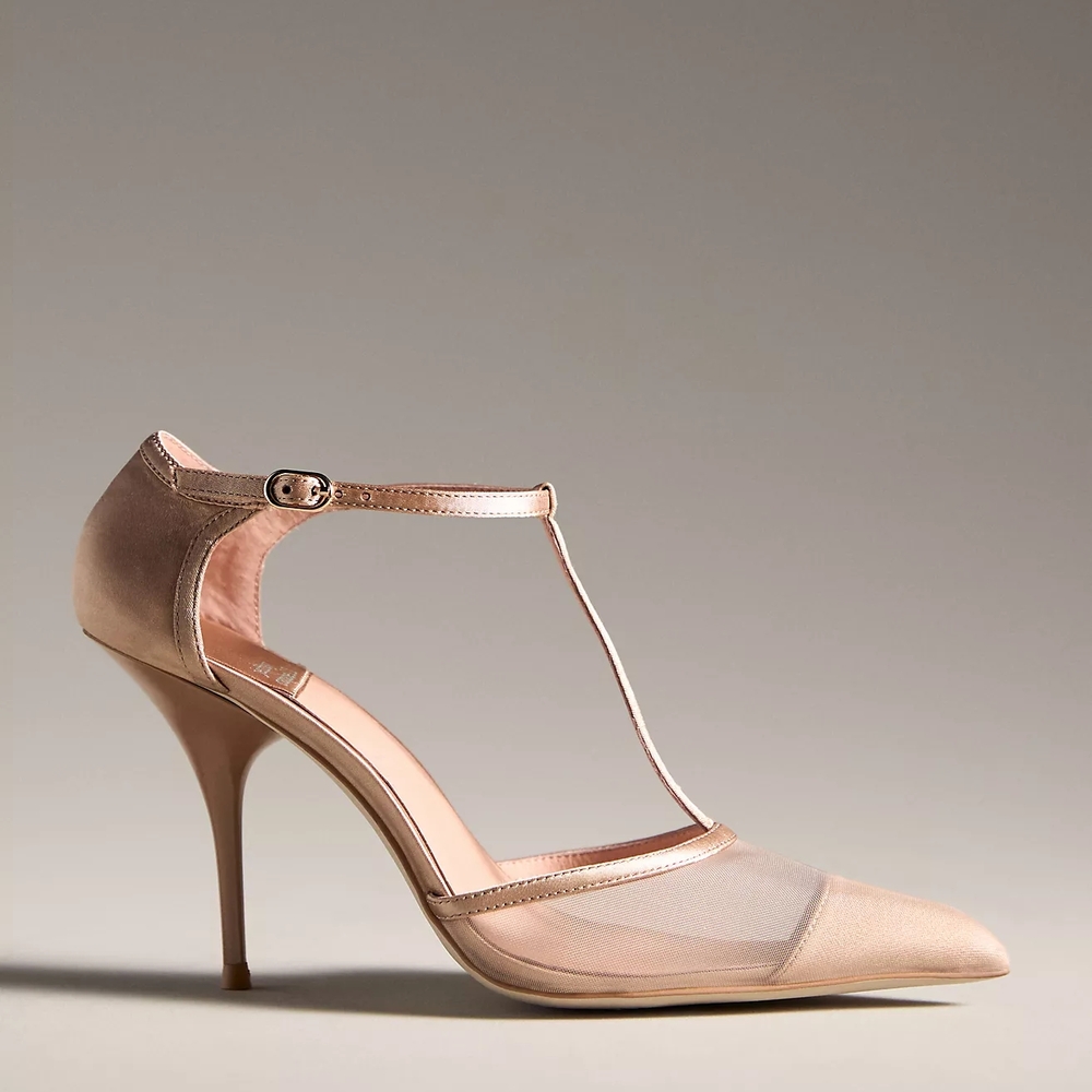 ANTICS Jeffrey Campbell Stiletto Heel with T-Strap Sz 6.5